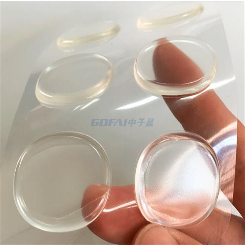 Chine Fournisseur Fabrication de coussinets de gel réutilisables adhésifs en silicone