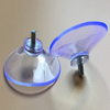 Mini ventouse double face sous vide en silicone transparent pour verre